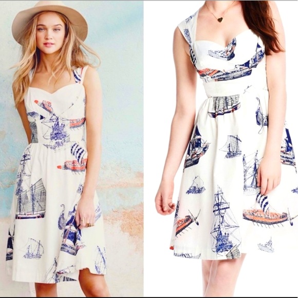ISO Anthropologie Bon Voyage Dress Size S
